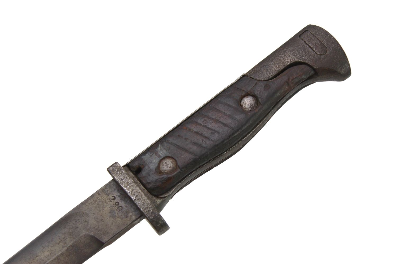 Bagnet jugosławia wz.B24 przerabiany z "liścia "  Salzer Maschinenfabrik Chemnitz