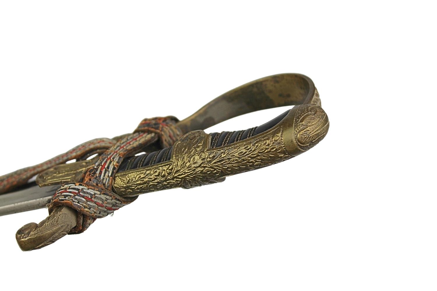 Szabla oficera Wehrmachtu WKC Solingen z temblakiem