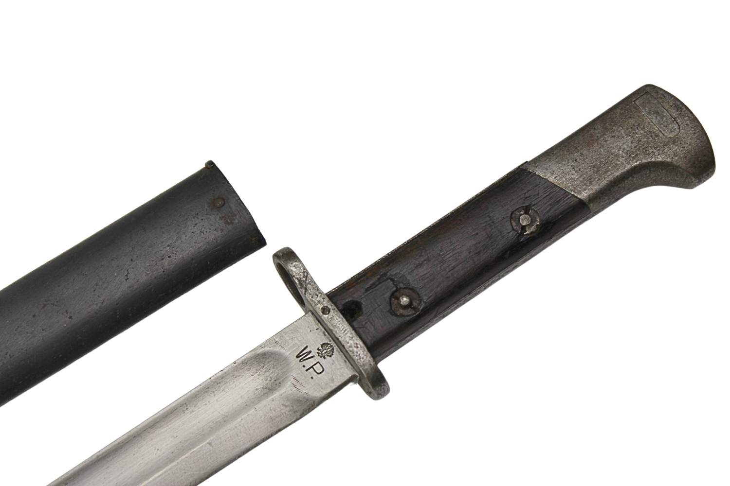 II RP Bagnet wz.28 F.B. Radom o podwyższonej kontroli „Jotka” pochwa orzełek