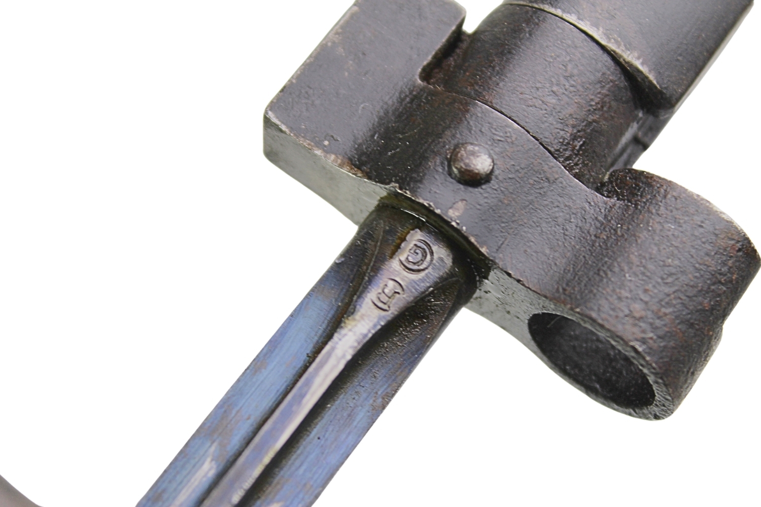 Bagnet Lebel wz.1886 żeliwo z żabką 