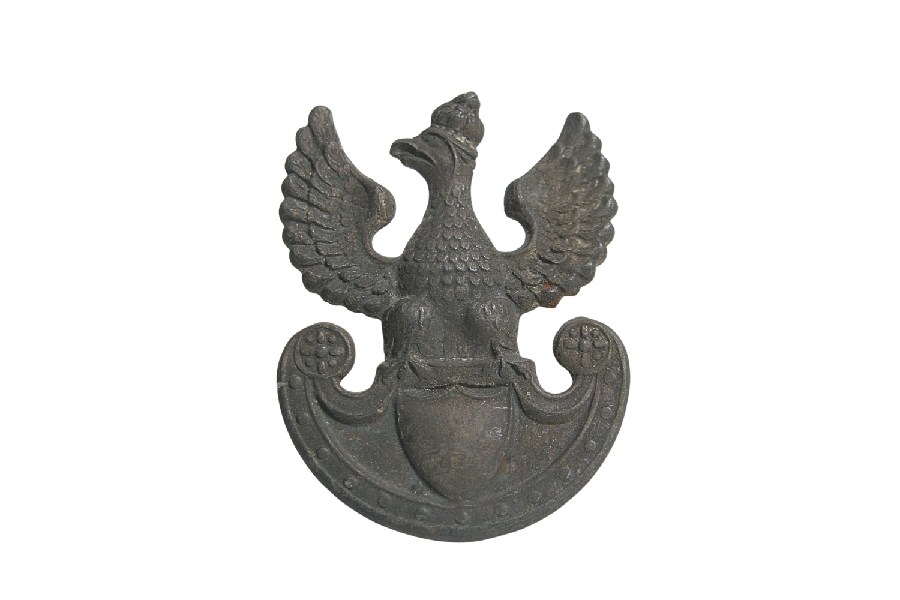 Orzeł legionowy wz.17 produkcji Chylińskiego stalowy- rzadkość