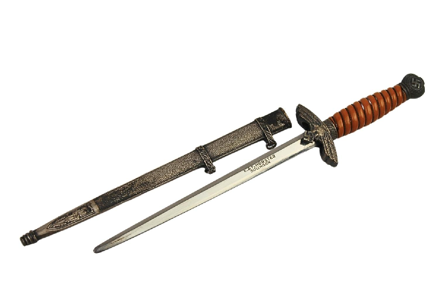 Kordzik Luftwaffe E.&F. Horster Solingen miniaturowy 