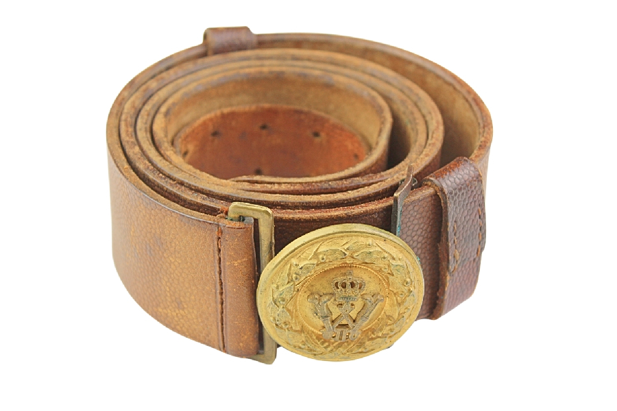 Pas oficerski z klamrą prusy