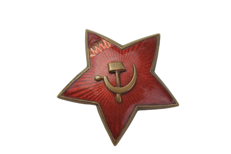 Odznaka czerwona gwiazda na czapkę ZSRR