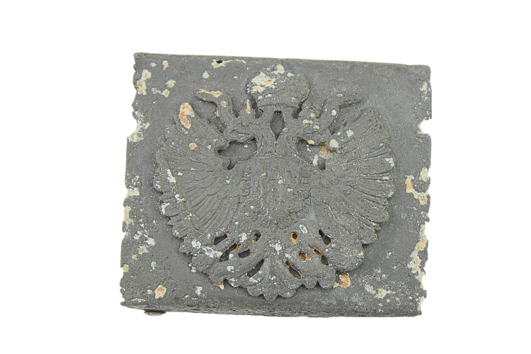 Klamra cynkowa Austro-Węgry z nakładanym orłem 