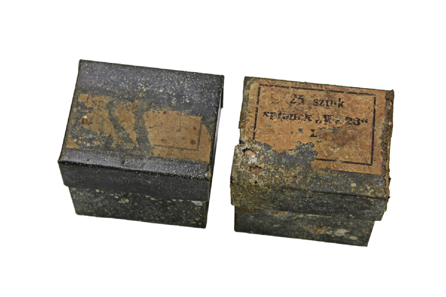 II RP Pudełka na spłonki wz.23 Lignoza Katowice 1937