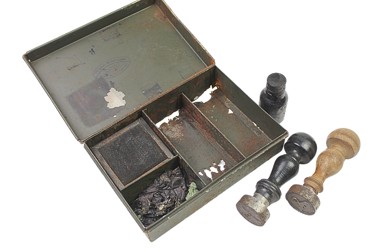 NIEMCY ZESTAW KANCELARYJNY PIECZĄTEK KRIEGSMARINE