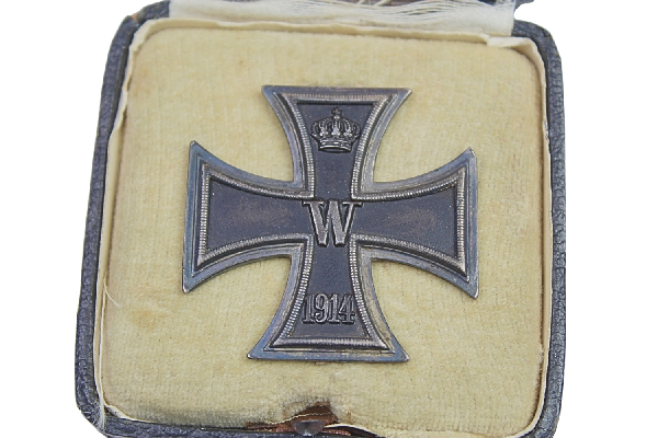 Krzyż żelazny EK I 1914 w pudełku 