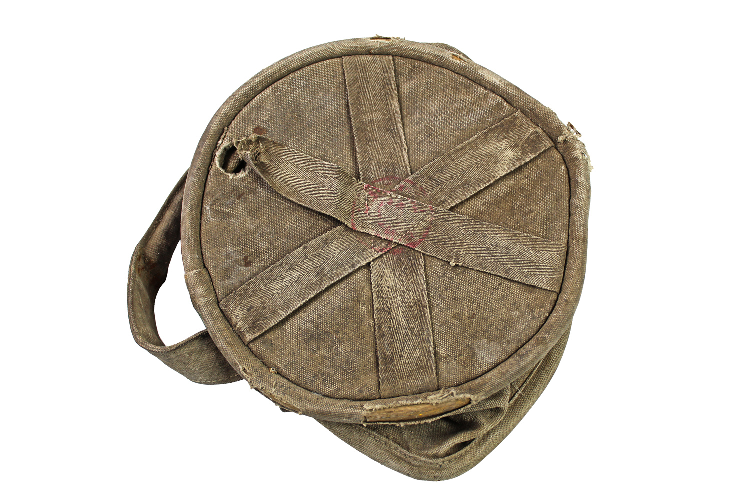 II RP Kawaleria Brezentowe Wiadro do pojenia koni pieczątki 