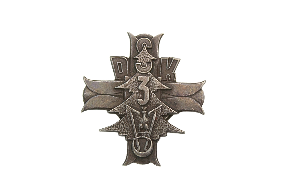 PSZNZ Odznaka 3 Dywizja Strzelców Karpackich Lorioli srebro