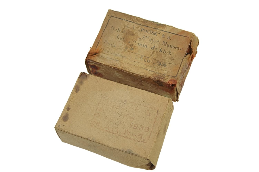 II RP Opakowania na amunicje 7,92mm Z.A. „Pocisk” S.A. 1936, W.Am. nr.1 1933