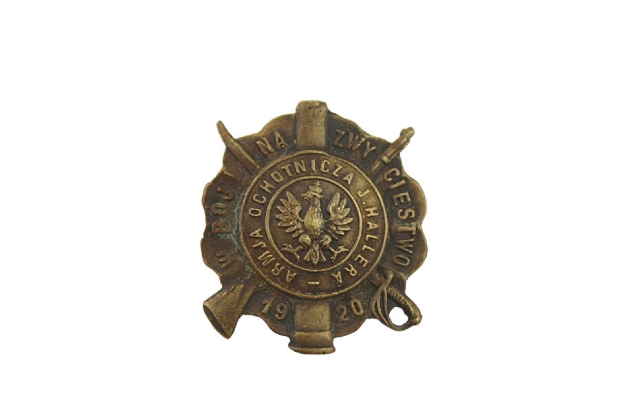 II RP Odznaka pamiątkowa Armii Ochotniczej J. Hallera 1920 rok