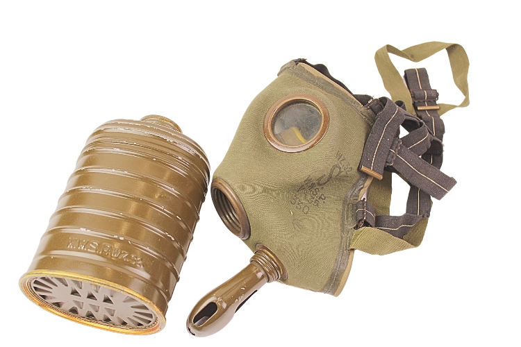 II RP. Maska Przeciwgazowa wz.32 z pochłaniaczem