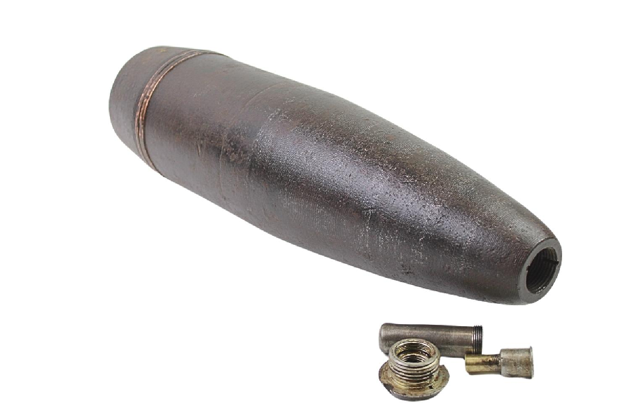 II RP Haubica 155mm wz.17 Schneider Skorupa kolekcjonerska