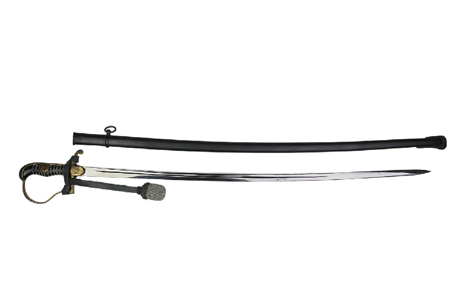 Szabla oficera Wehrmachtu Carl Julius Krebs Solingen z temblakiem