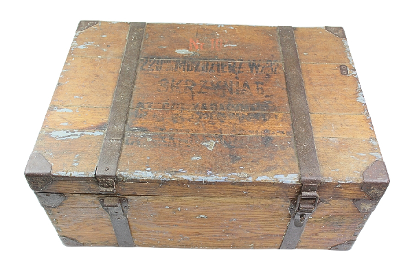 II RP Skrzynia 220mm Moździerz wz.32 Skoda Unikat 