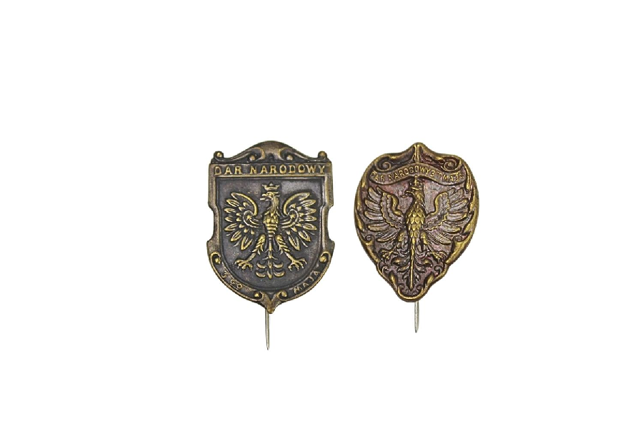II RP Przypinki Dar Narodowy 3go Maja