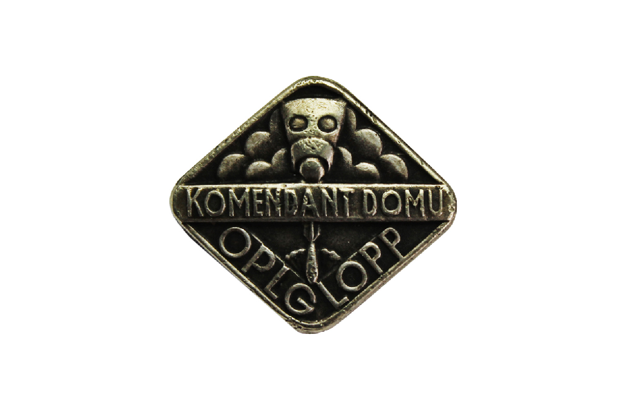 II RP Odznaka LOPP Komendant Domu Jakubowski Warszawa