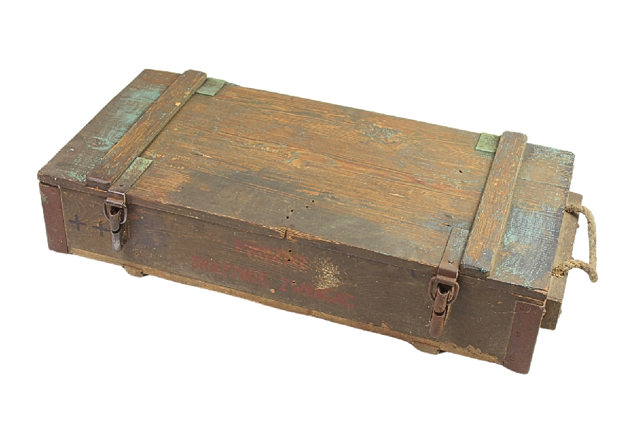 II RP Skrzynia taborowa na 3 granaty wz.28 Haubica 100mm wz.14/19P Starachowice 1929