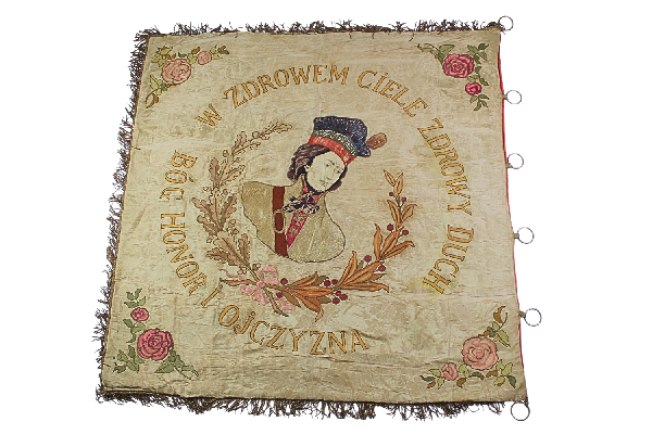 II RP Sztandar Tow. Gimn. "Sokół" Mancieulles 1928 