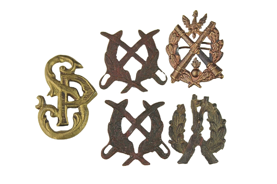 II RP Zestaw korpusówek piechota, kawaleria, artyleria 