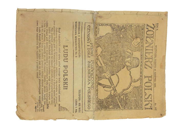 Żołnierz Polski Warszawa 21 Sierpnia 1920 