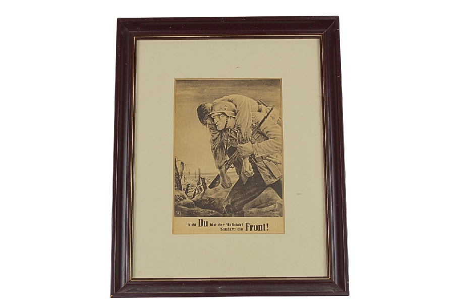 Plakat Nicht Du bist der Masstab! Sondern die Front