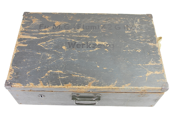 Skrzynia narzędziowa lotniczego karabinu maszynowego MG 42 Rzadkość 