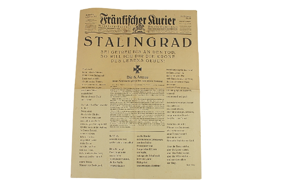 GAZETA FRANKFURT KURIER STALINGRAD