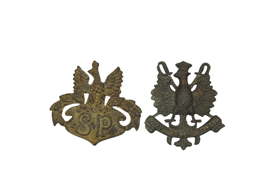 II RP Zestaw dwóch orłów 