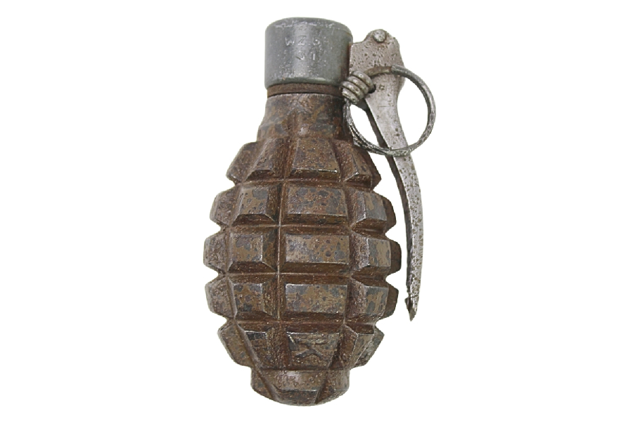 II RP GRANAT OBRONNY WZ. 33 SKORUPA DEKORACYJNA