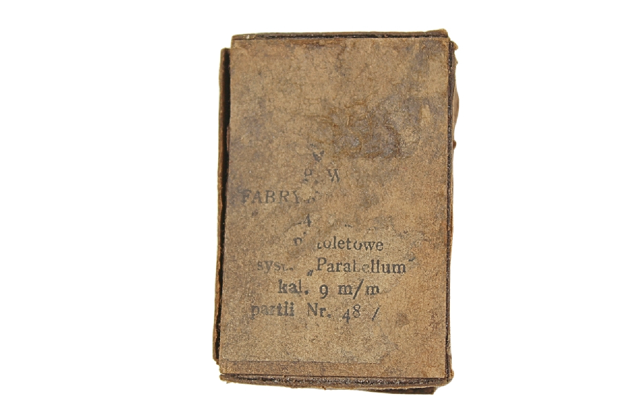 II RP OPAKOWANIE NA 24SZT. AMUNICJI VIS 9MM P.W.U. F.A. 1939 RZADKOŚĆ