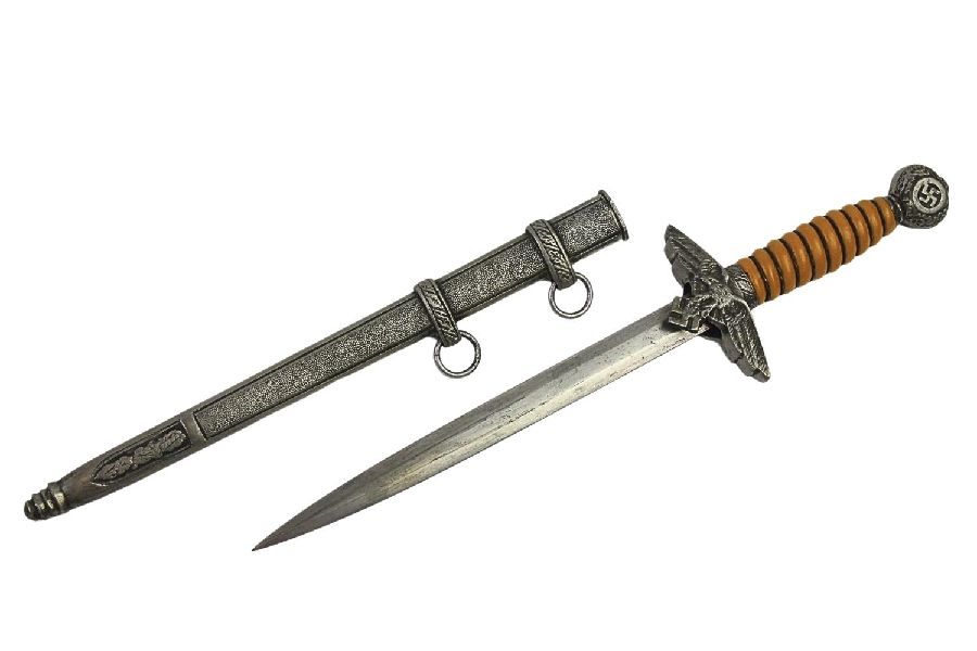 Kordzik Luftwaffe F.H. Horster Solingen miniaturowy 