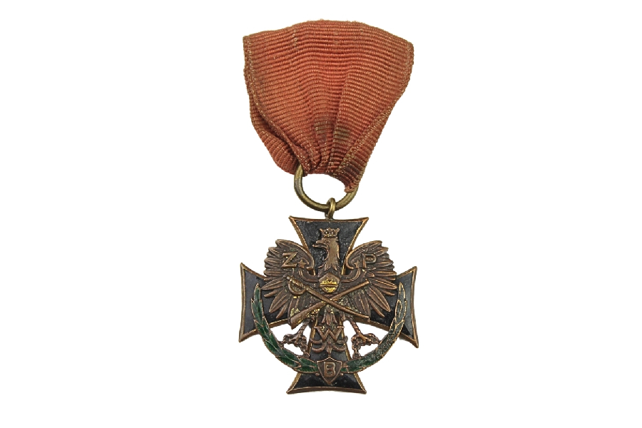 II RP Odznaka Generalny Związek Towarzystwa Powstańców i Wojaków Ziem Zachodnich "Powstaniec Broni" 1922