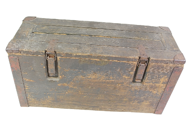 Niemiecka skrzynka na łuski do haubicy