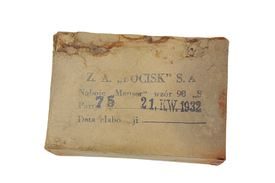 II RP OPAKOWANIE PO AMUNICJI 7,92MM MAUSER Z.A. „POCISK” S.A. 1932