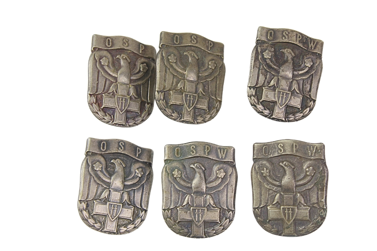 Odznaki OSP OSPW zestaw