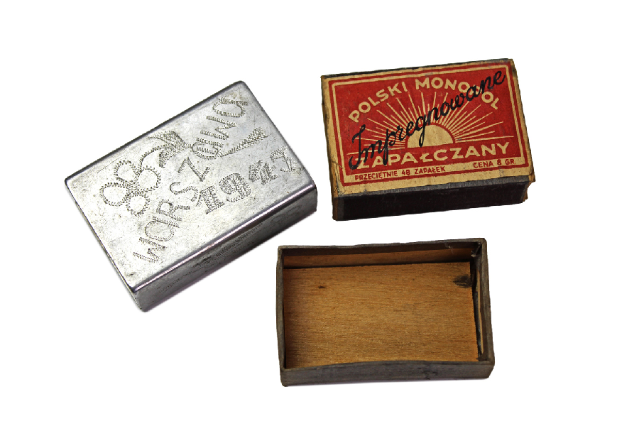 Pudełko zapałki sztuka okopowa Warszawa 1943