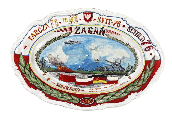 TALERZ PAMIĄTKOWY ĆWICZENIA SIŁ ZBROJNYCH UW ŻAGAŃ 1976