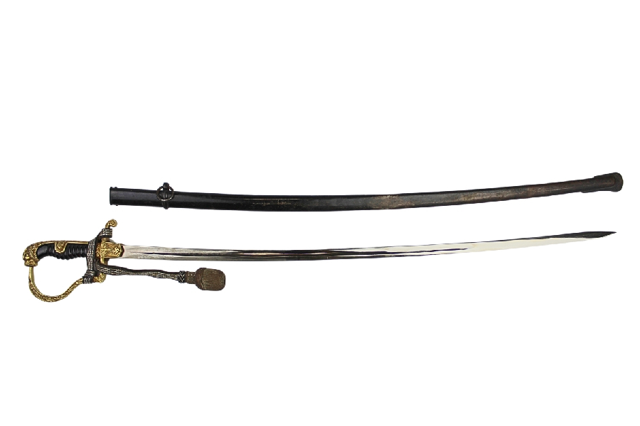 Szabla oficera Wehrmachtu z temblakiem