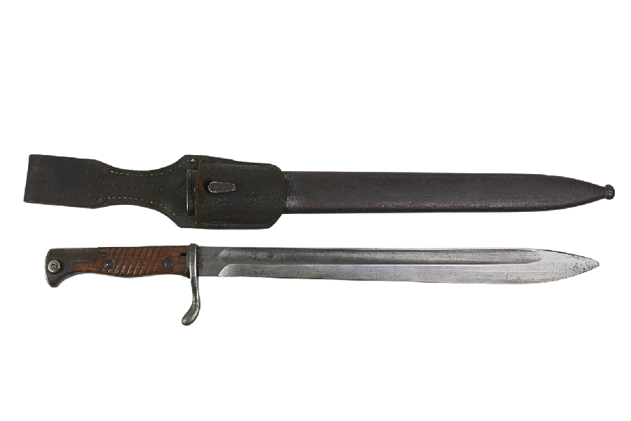 Bagnet niemiecki wz.98 05 „Liść” J.Corts Sohn Remscheid 1915 z żabką