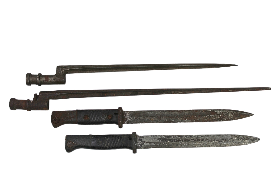 Zestaw bagnetów nożowych i tulejowych 