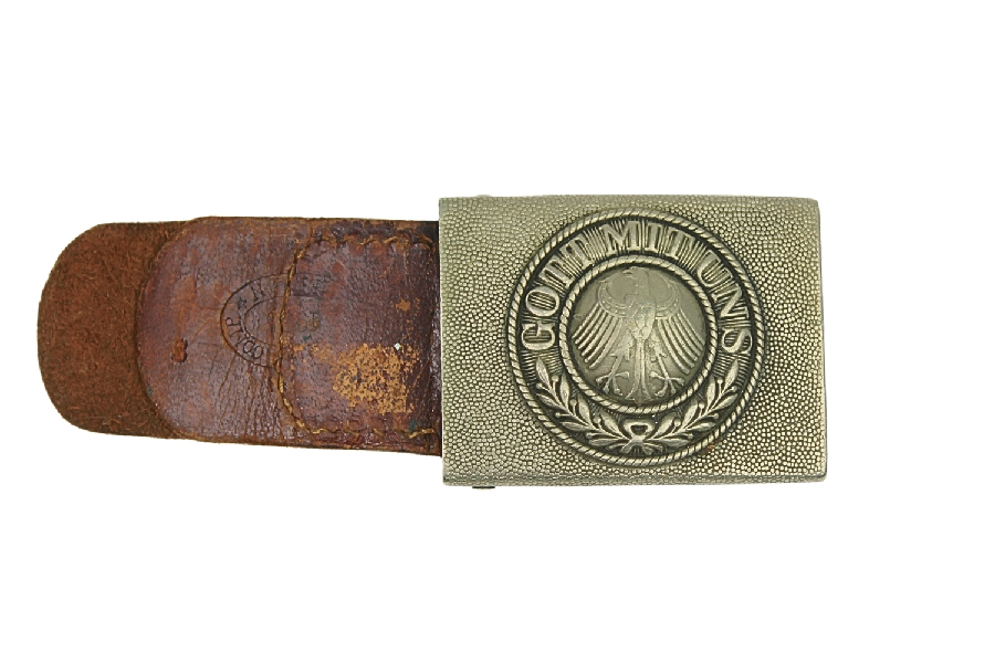 Klamra Reichswehra ze skórką