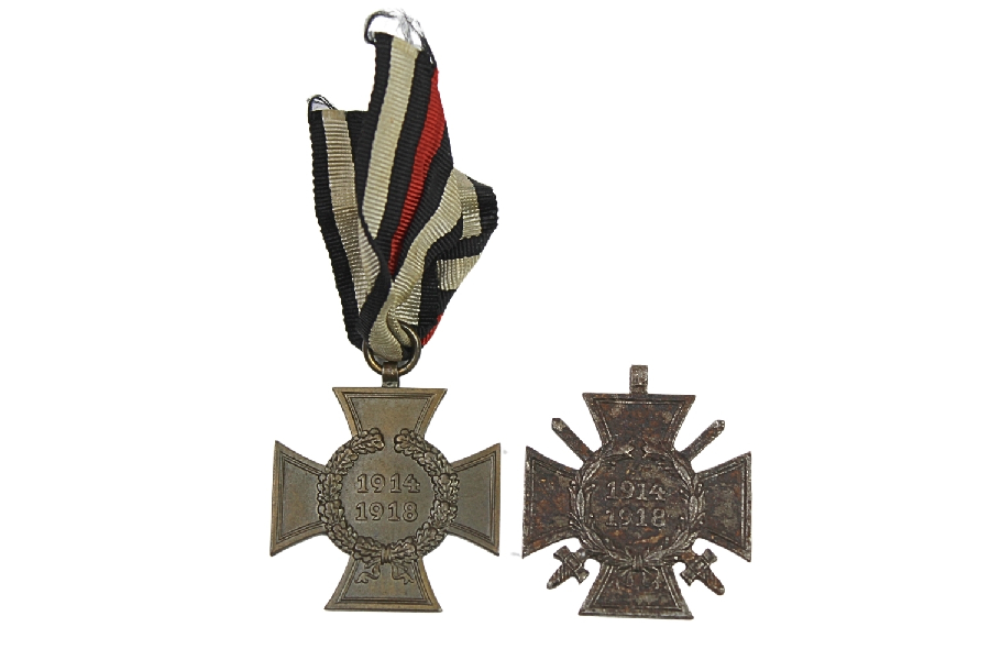 Zestaw niemieckich krzyży za wojnę 1914-1918