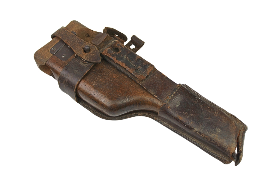 Pistolet Mauser C96 kolbokabura 1916 z pokrowcem
