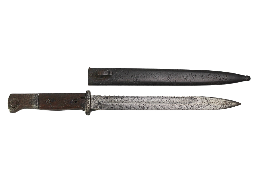 Bagnet niemiecki S84 98 Gottlieb Hammesfahr Solingen z piłą