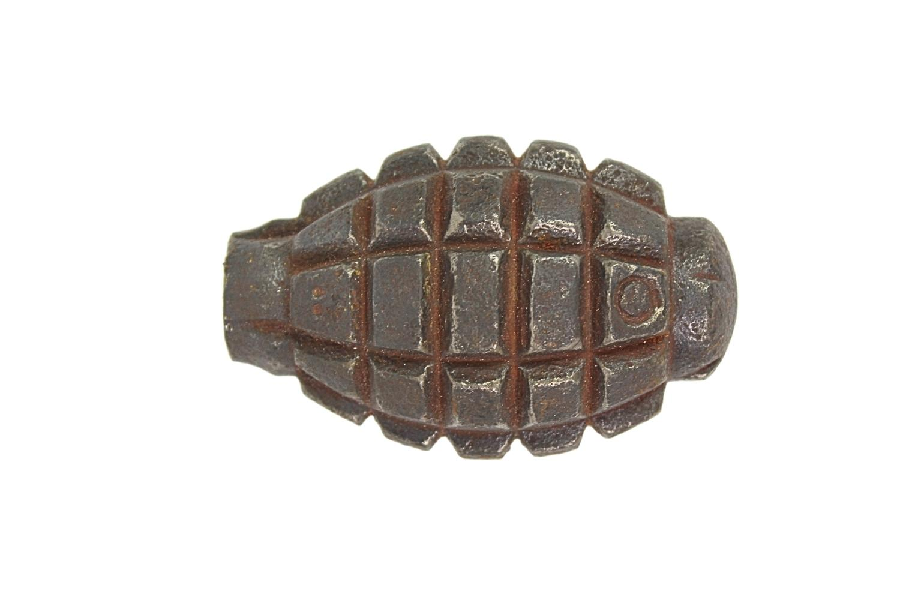 II RP Granat obronny wz.33 skorupa dekoracyjna