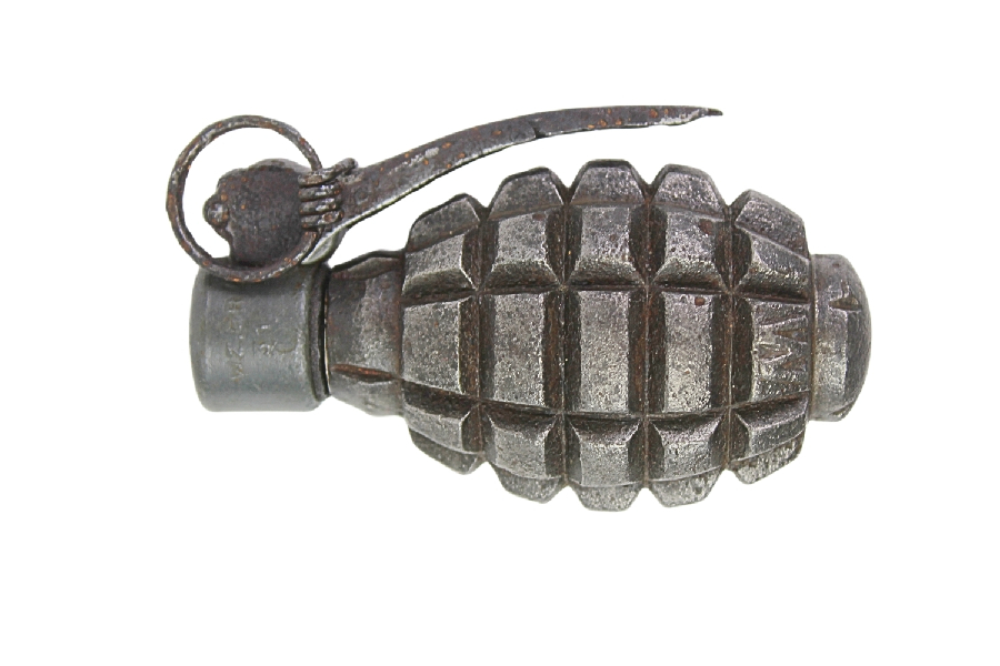 II RP Granat obronny wz.33 skorupa dekoracyjna 