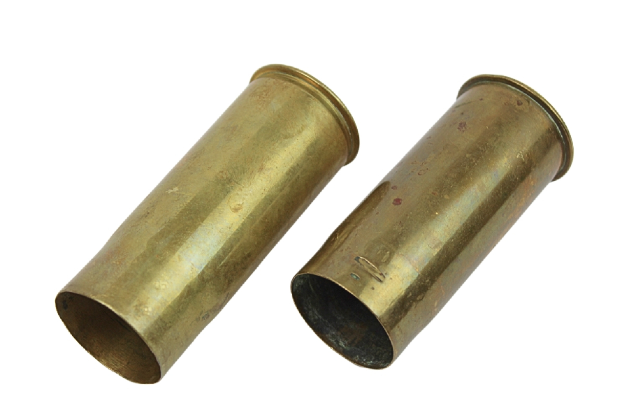 Zestaw Łusek 37mm Patronenfabrik Karlsruhe 1905, 1917 