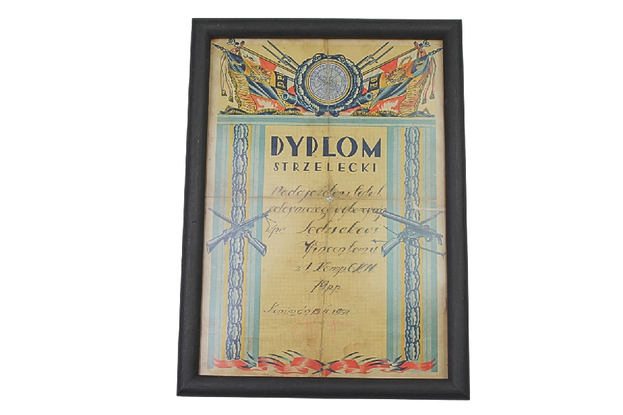 II RP DYPLOM STRZELECKI WYBOROWY CELOWNICZY 79 PP